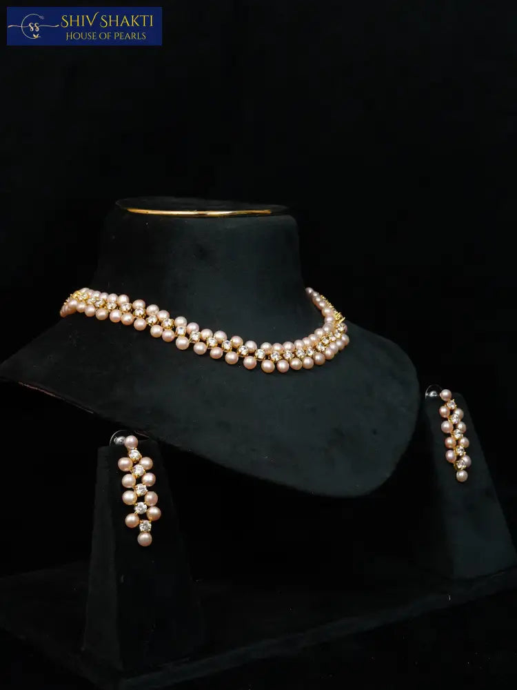 Luna Button Jewel Necklace