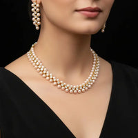 Luna Button Jewel Necklace