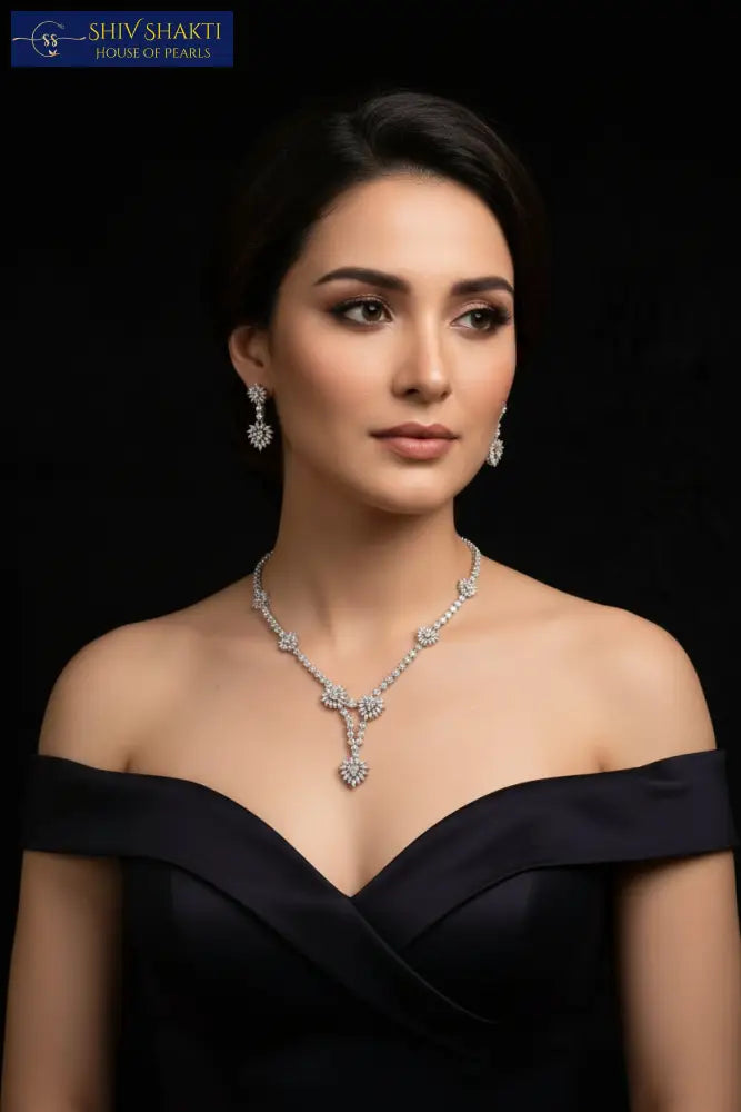 Modern 92.5 Silver Necklace