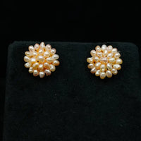 Moti Cluster Studs Pearl Studs