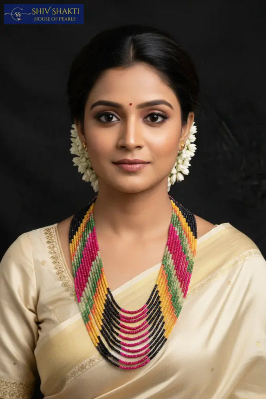 Navratna Necklace Gemstones
