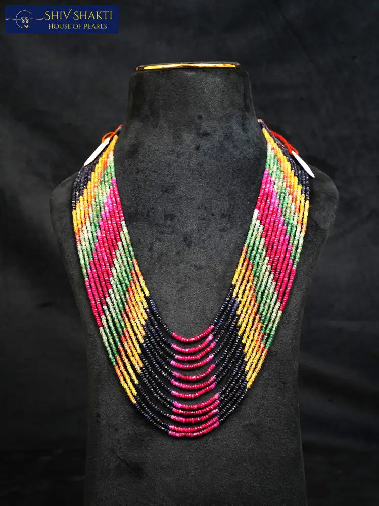 Navratna Necklace Gemstones