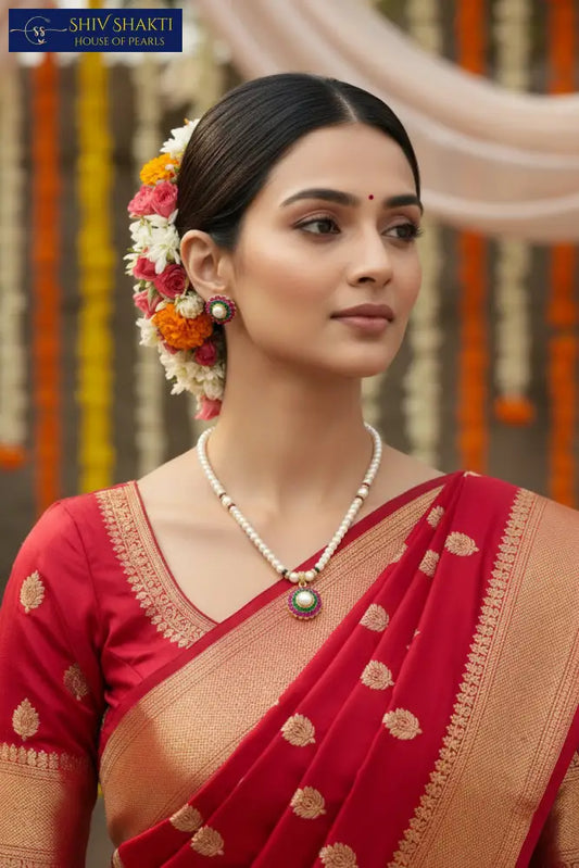 Opulent Pearl Necklace Necklace / Mala