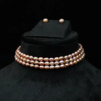 Oval Pearl Choker