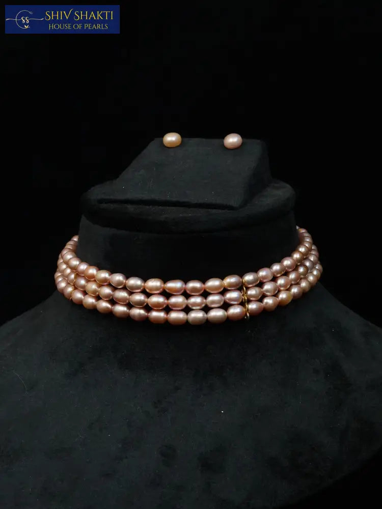 Oval Pearl Choker