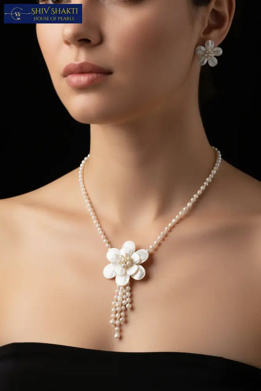 Oyster Pearl Single Line Necklace