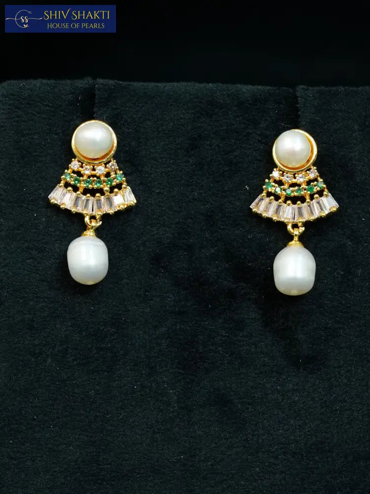Pavilion Pearl Dangle Pearl Earrings