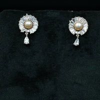 Pearl Blossom Drop Stud Pearl Studs