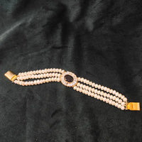 Pearl Bracelets with CZ Stone Pearl Bangles