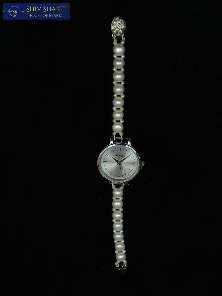 Pearl Button Watch