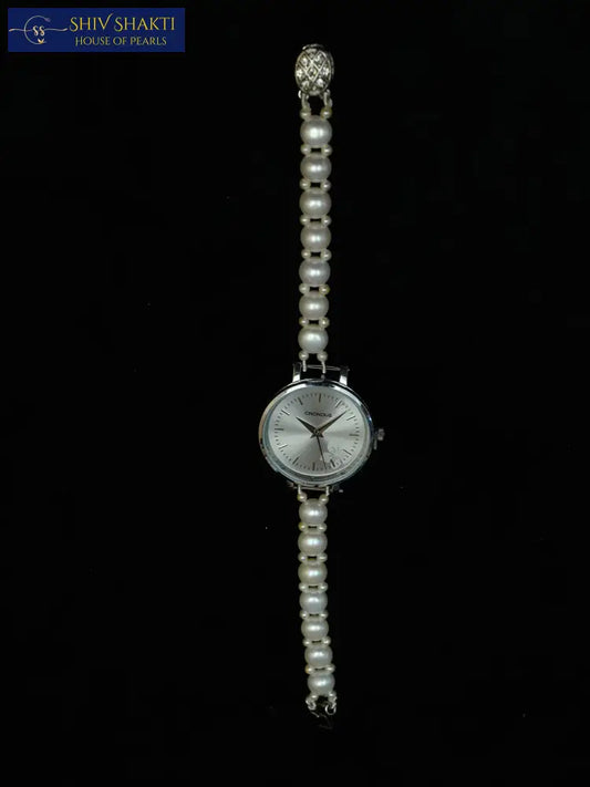 Pearl Button Watch