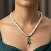 Pearl Chandani Set Necklace / Mala