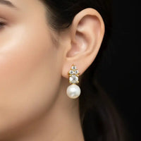 Pearl Cluster Stud Pearl Studs