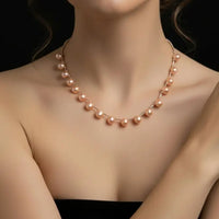 Pearl Elegance in Pink Pearl Necklace / Mala