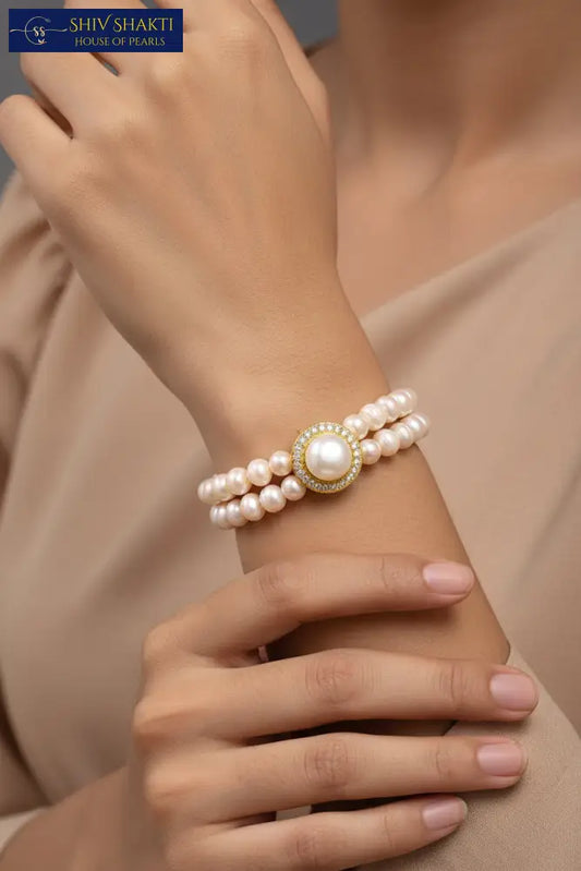 Pearl Elegant bracelet Pearl Bangles