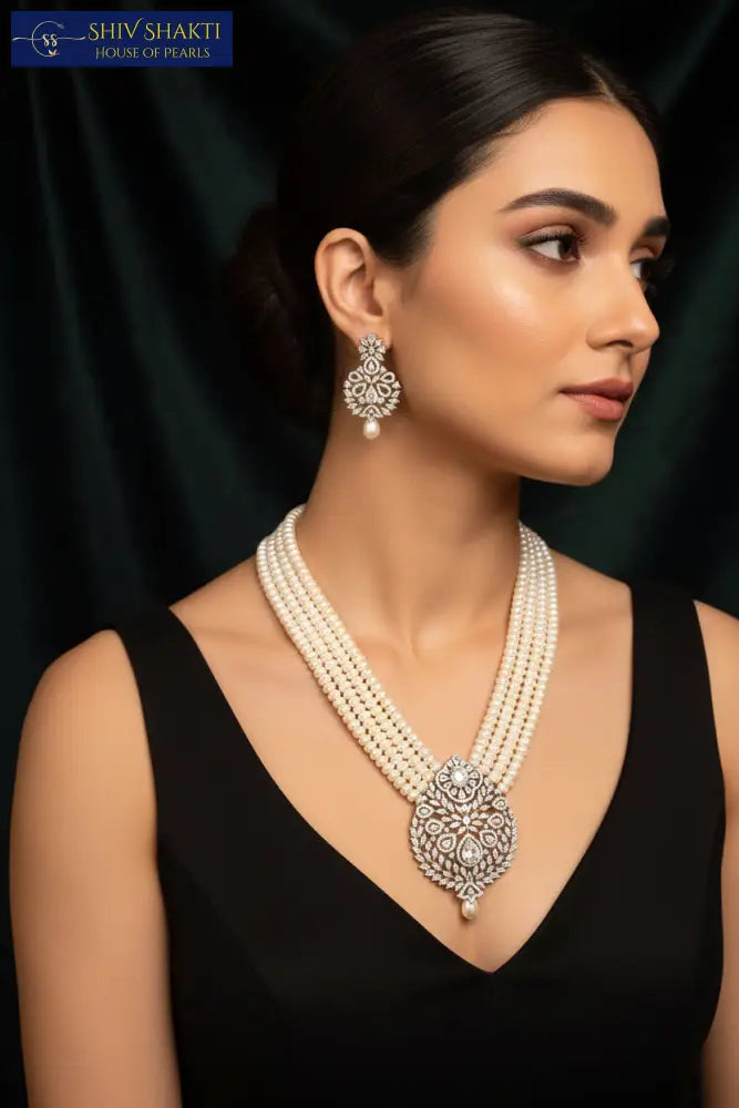 Pearl Mini Rani Haar Necklace / Mala