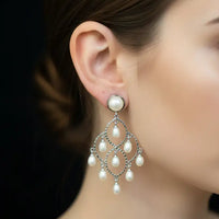 Pearl Party Earrings Pearl Earrings