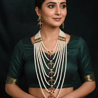 Pearl Satlada Haar Necklace / Mala