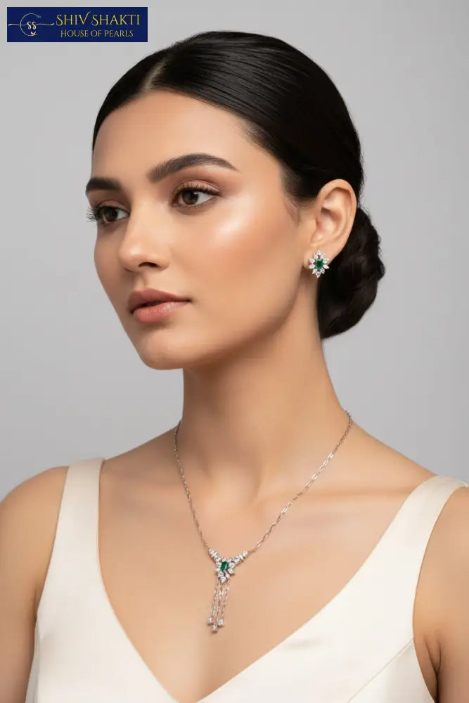 Pendant with Classic Earrings