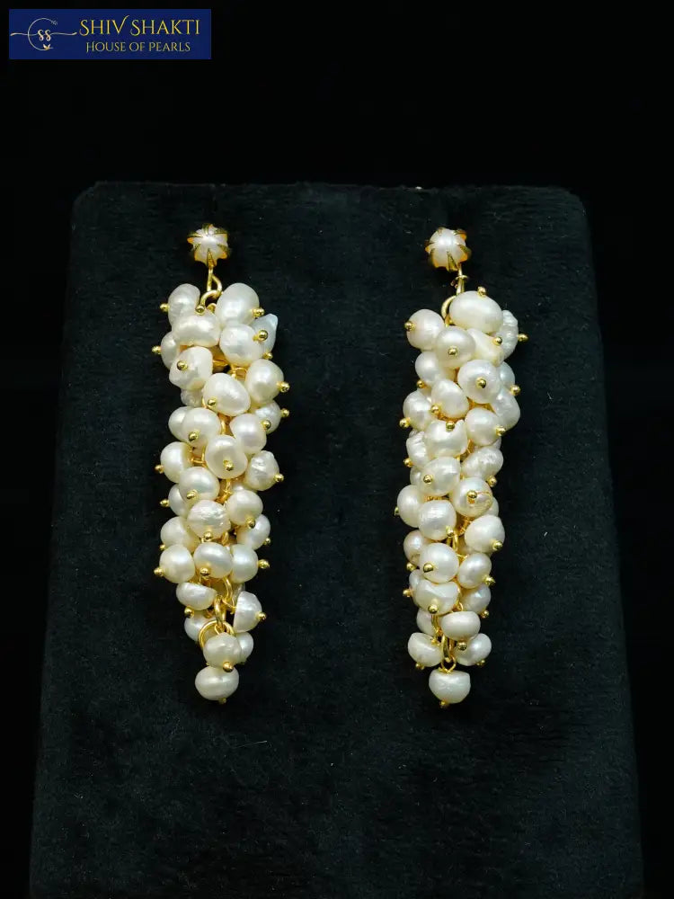peral cascade drops Pearl Earrings
