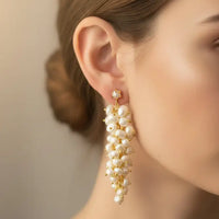 peral cascade drops Pearl Earrings