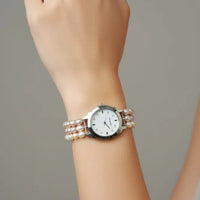 Pink N Peach Pearl Watch