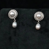 Polished Pearl Set Pearl Necklace / Mala