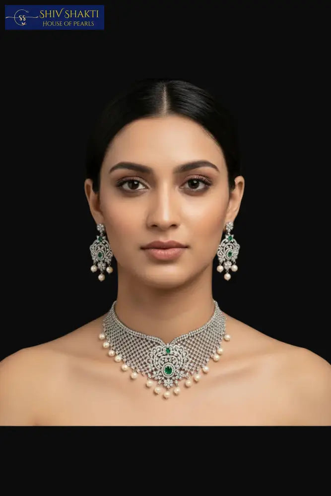 Pure Silver Choker Set