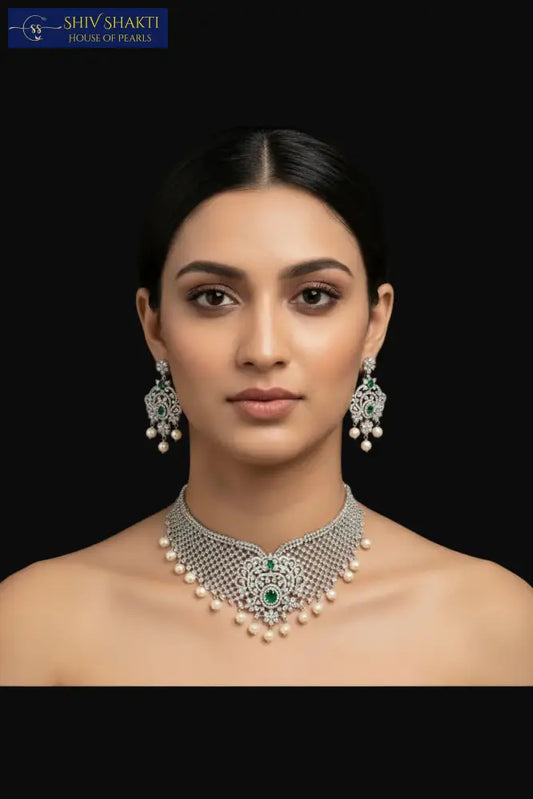 Pure Silver Choker Set