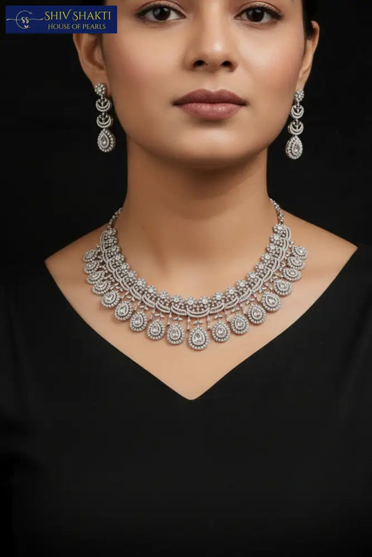 Pure Silver Radiant Necklace