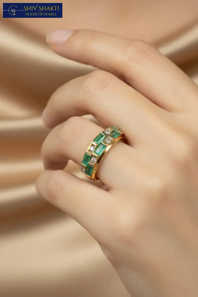 Pure Silver Real Emerald Silver Jewellery