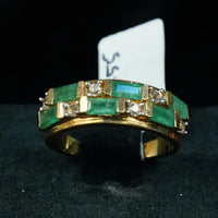 Pure Silver Real Emerald Silver Jewellery