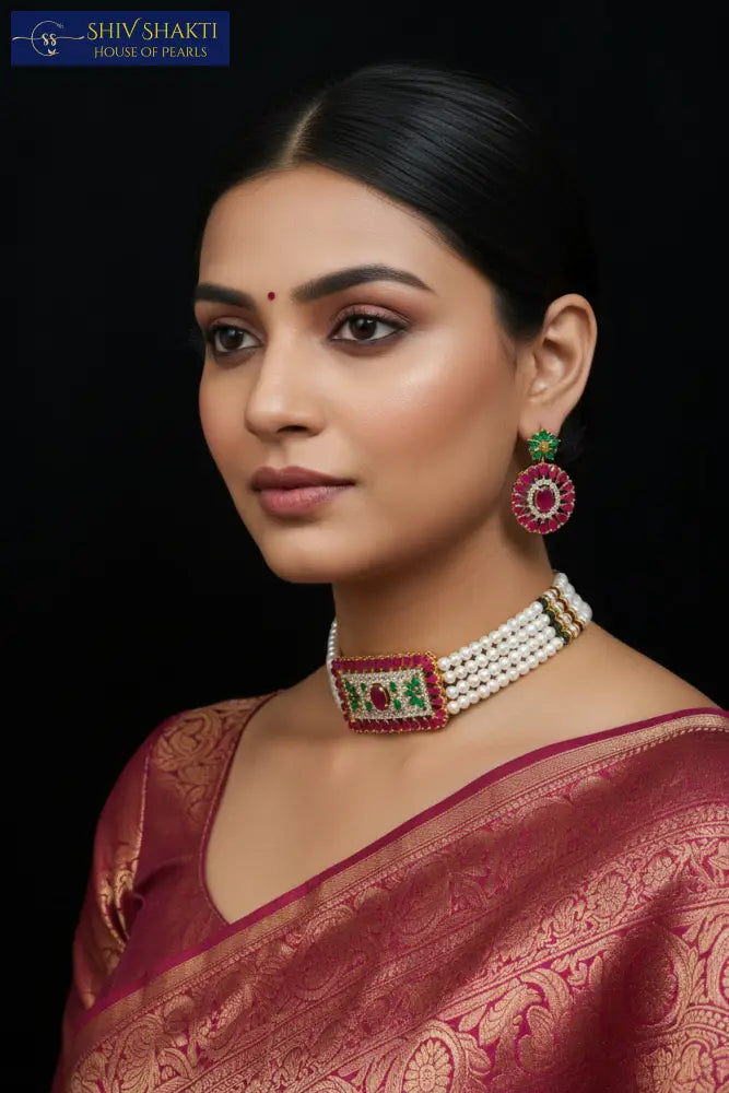 Rectangle Statement Necklace