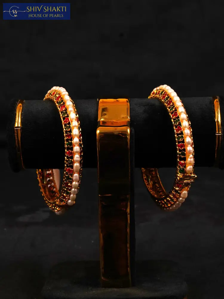 Rice Pearl with CZ Stone