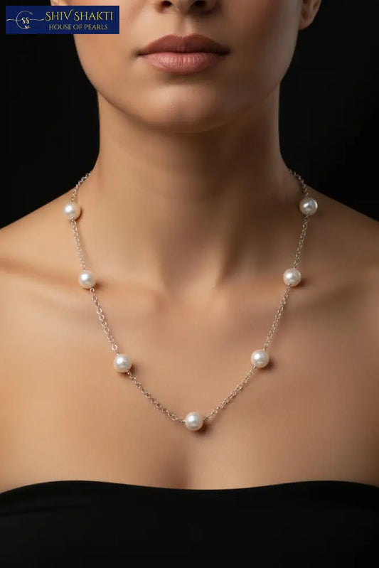 Round Pearl Pink 7mm Mala