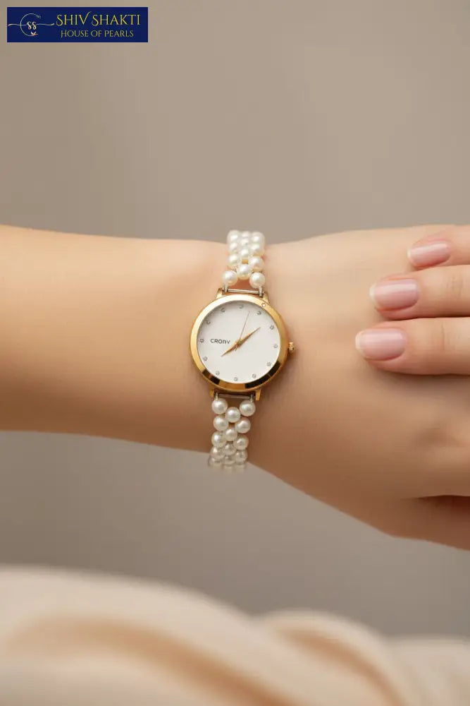 Round White Jali Pearl