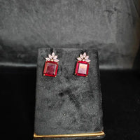 Ruby Brooch with Pearl Necklace / Mala