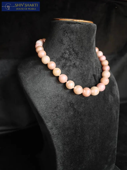 Shaded Round Pearl AAA / 15-18MM Necklace / Mala