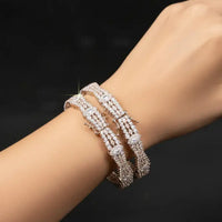 Silver Symphony Bangles