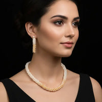 Small Baroque Shaded Necklace / Mala