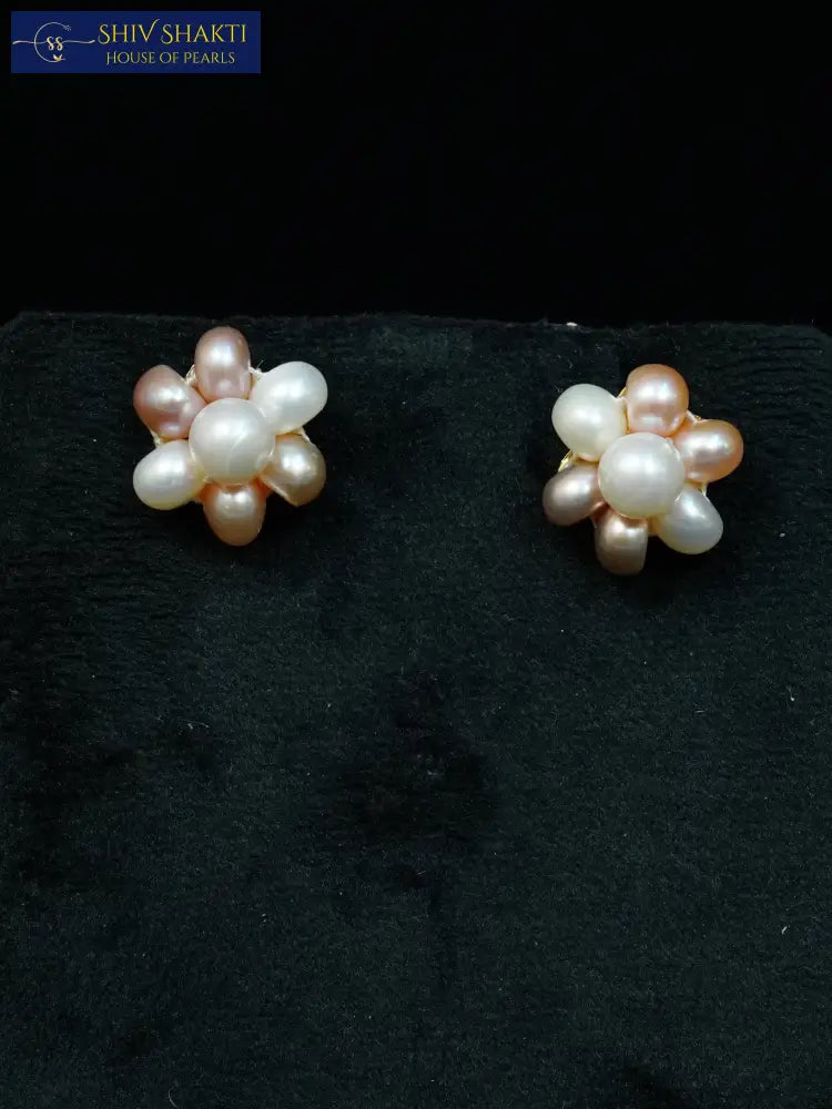 The Pearl Blossom Studs Pearl Studs