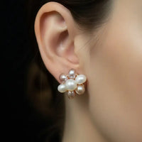 The Pearl Blossom Studs Pearl Studs