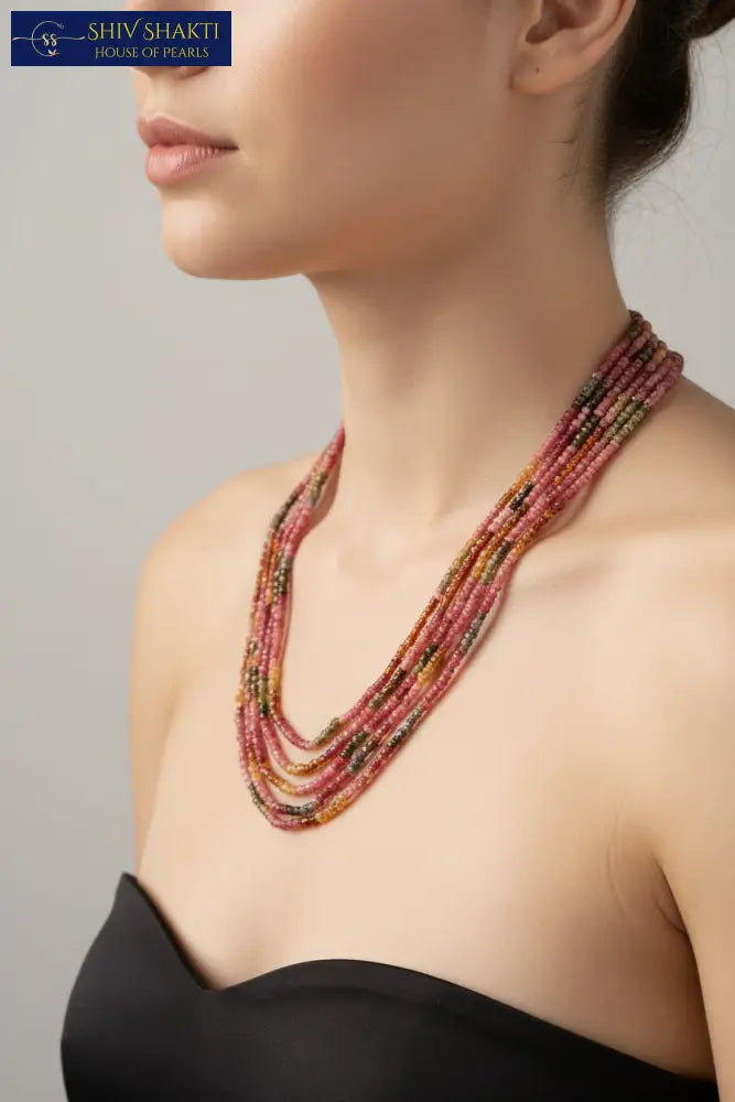 Tourmaline Stone Mala Necklace / Mala