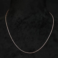 Zig Zag Silver Chain